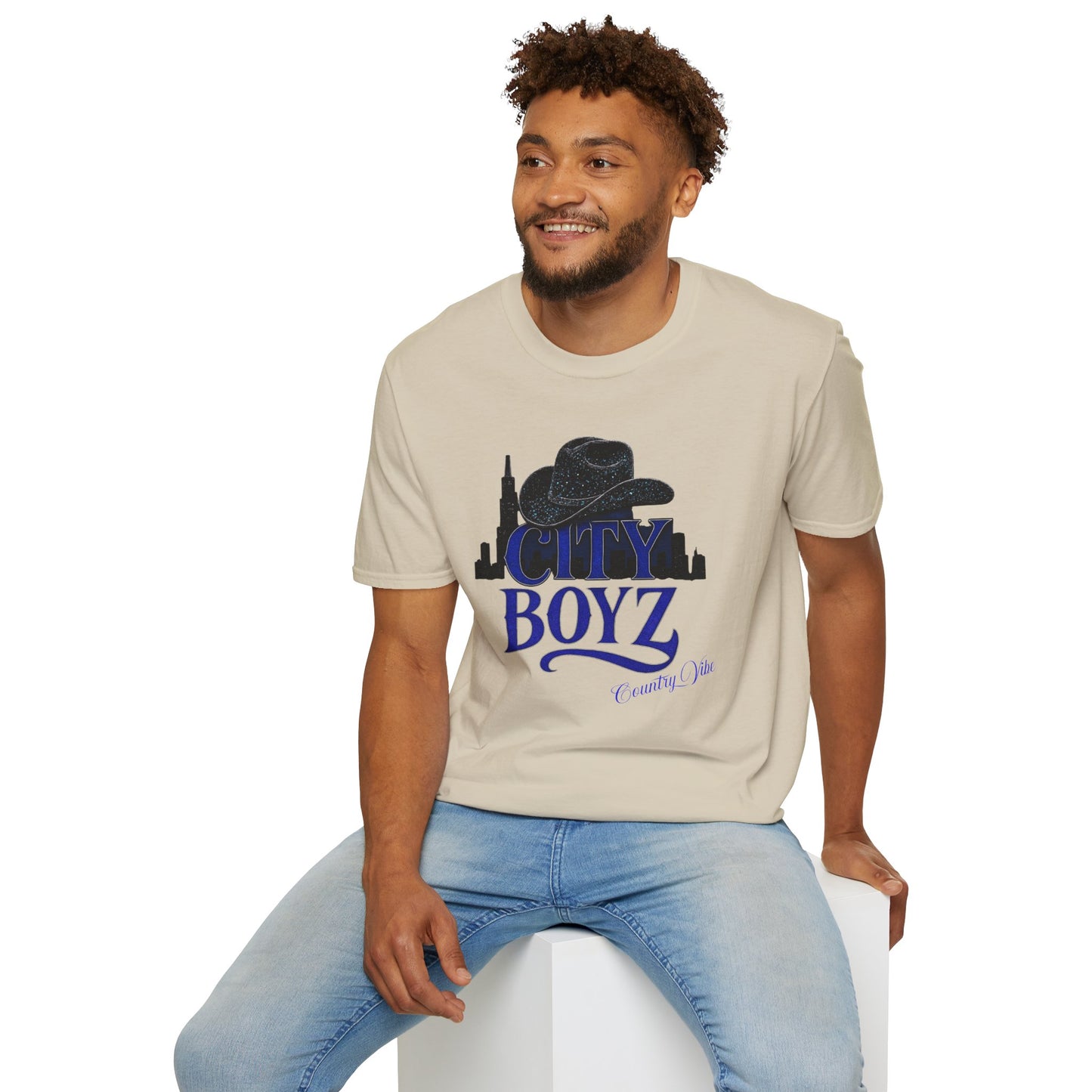 City Boyz T‑Shirt –Country Vibe Urban Cowboy Graphic Tee ("City Boyz")