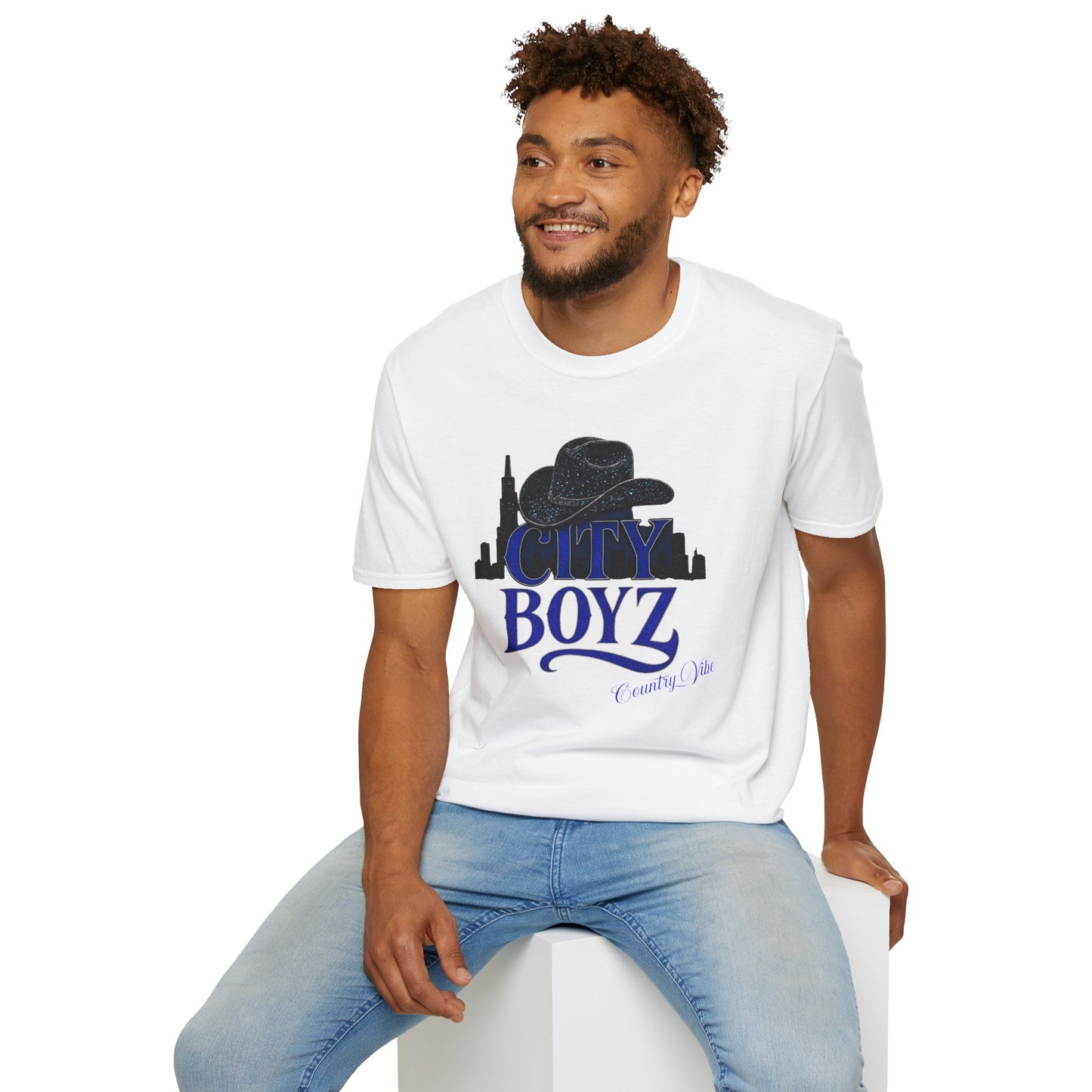 City Boyz T‑Shirt –Country Vibe Urban Cowboy Graphic Tee ("City Boyz")