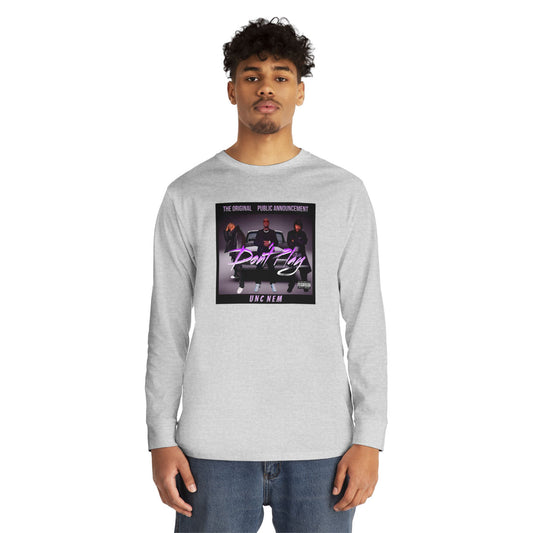The Original Public Announcement aka UNC NEM album cover long sleeve tee
