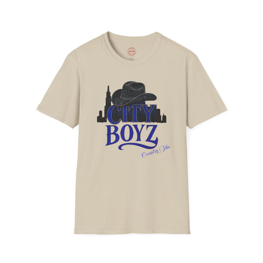 City Boyz T‑Shirt –Country Vibe Urban Cowboy Graphic Tee ("City Boyz")