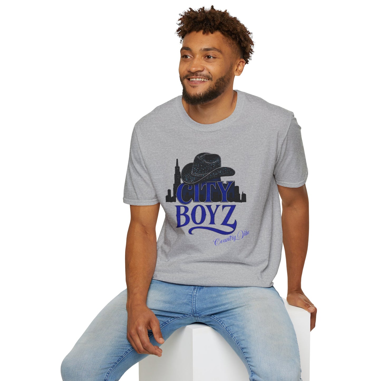 City Boyz T‑Shirt –Country Vibe Urban Cowboy Graphic Tee ("City Boyz")